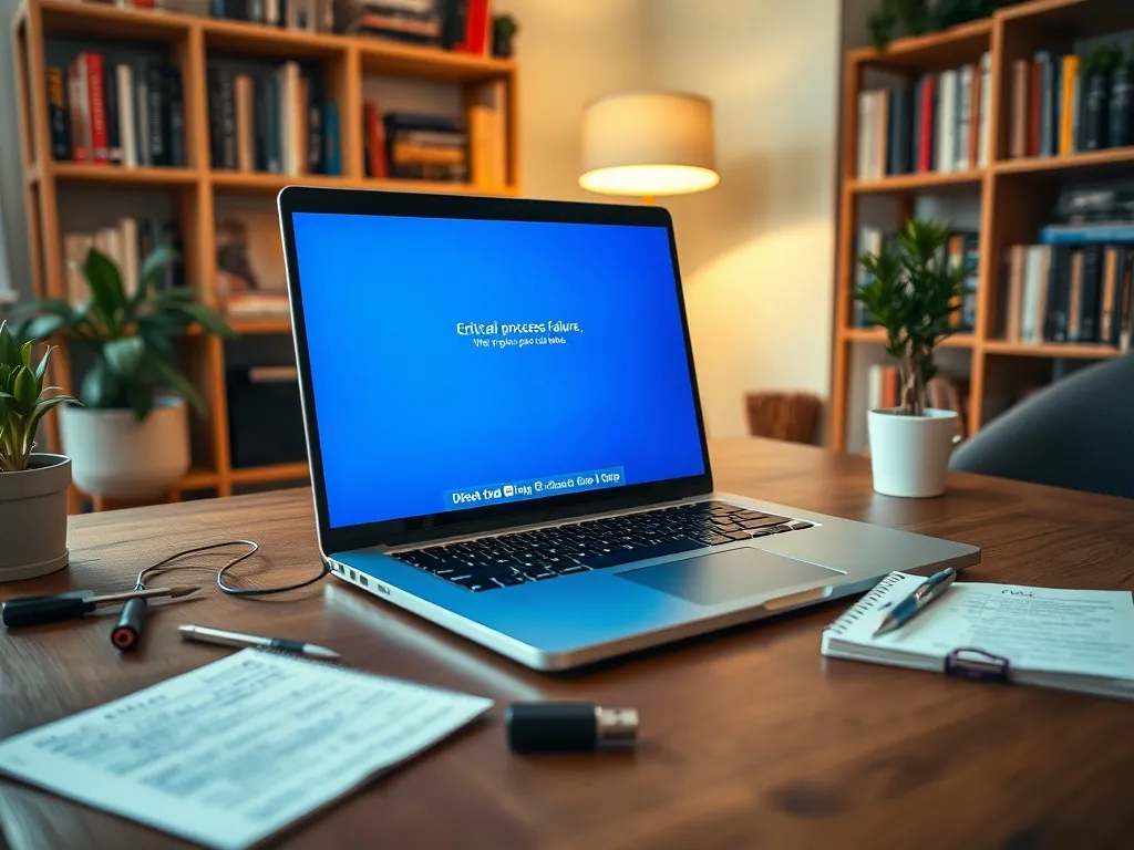 Jak naprawić błąd critical process died w Windows 11?