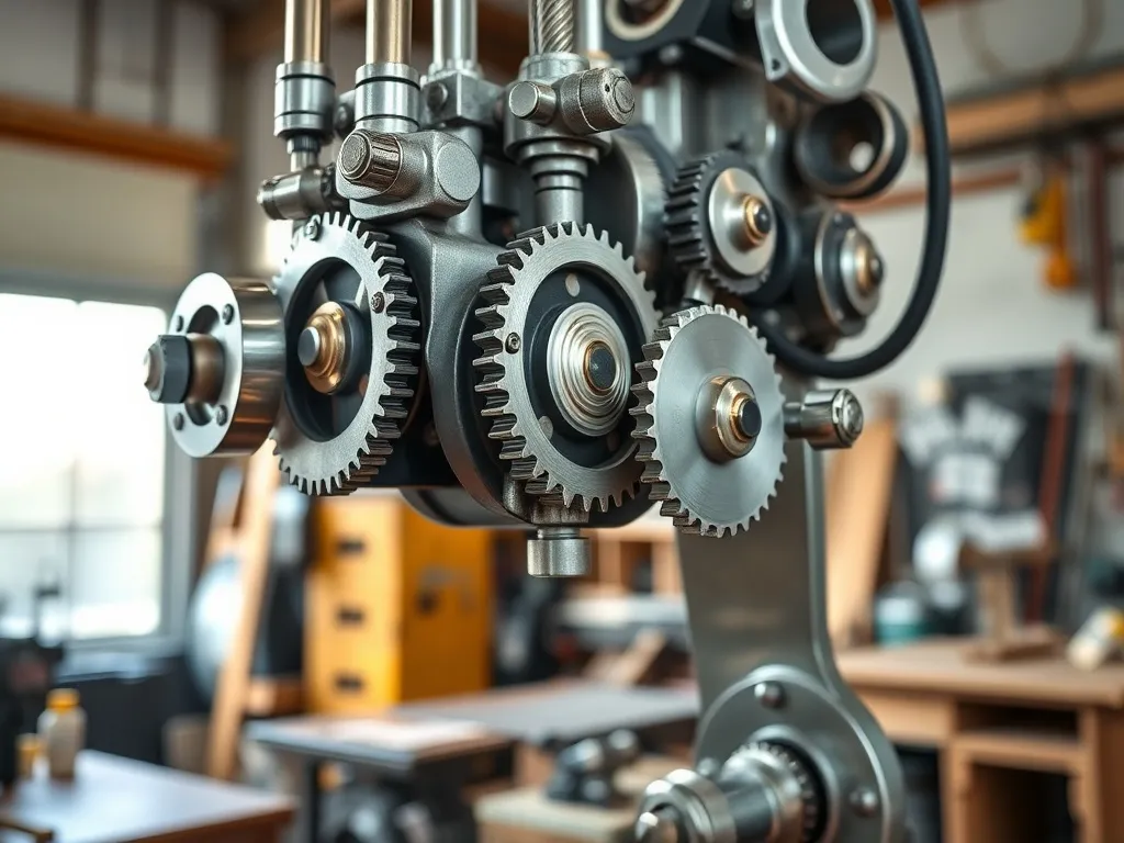 Jak wygląda mechanizm sterujący podnośnika C-360? Schemat i opis